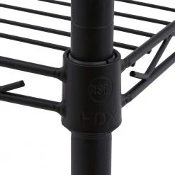 HDX 3-Tier Steel Wire Shelving Unit in Black (24 in. W x 30 in. H x 14 in. D) 11 HDX 3-Tier Steel Wire Shelving Unit in Black (24 in. W x 30 in. H x 14 in. D) -EquipEase Shop black hdx freestanding shelving units eh wsthdus 006b c3 1000