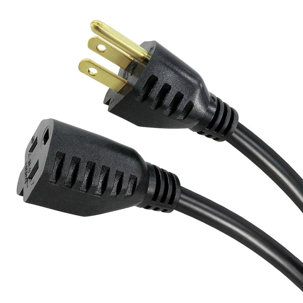 HDX 8 ft. 16/3 Black Workshop Extension Cord 2 HDX 8 ft. 16/3 Black Workshop Extension Cord - Image 2