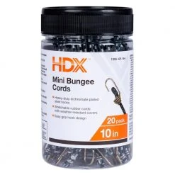 HDX Mini Bungee Jar (20-Pieces) -EquipEase Shop blacks hdx bungee cords 56054 c3 1000