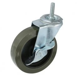 HDX 4 in. Industrial Casters with Bumper (4-Pack) -EquipEase Shop blacks hdx casters 30260ps 2 1d 1000
