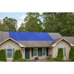 HDX 30 ft. x 50 ft. Blue Medium Duty Tarp -EquipEase Shop blue hdx tarps ksgp3050 4f 1000