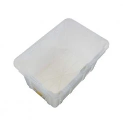 HDX 27 Gal. Storage Tote in Clear with Yellow Lid -EquipEase Shop clear yellow hdx storage bins 206231 c3 1000