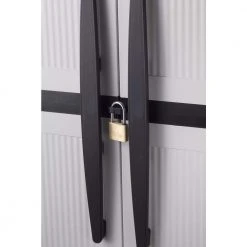 HDX Plastic Freestanding Garage Cabinet in Gray (35 in. W x 71 in. H x 18 in. D) -EquipEase Shop gray hdx free standing cabinets 221872 c3 1000