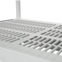 HDX 5-Tier Plastic Garage Storage Shelving Unit in Gray (36 in. W x 72 in. H x 24 in. D) -EquipEase Shop gray hdx freestanding shelving units 128974 c3 1000