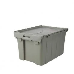 HDX 12 Gal. Commercial Flip Top Storage Tote in Gray 17 HDX 12 Gal. Commercial Flip Top Storage Tote in Gray -EquipEase Shop gray hdx storage bins 206202 c3 1000