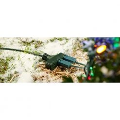 HDX 50 ft. 16/3 Tri-Tap Indoor/Outdoor Landscape Extension Cord, Green -EquipEase Shop green hdx general purpose cords sjtw16350gnpb 40 1000