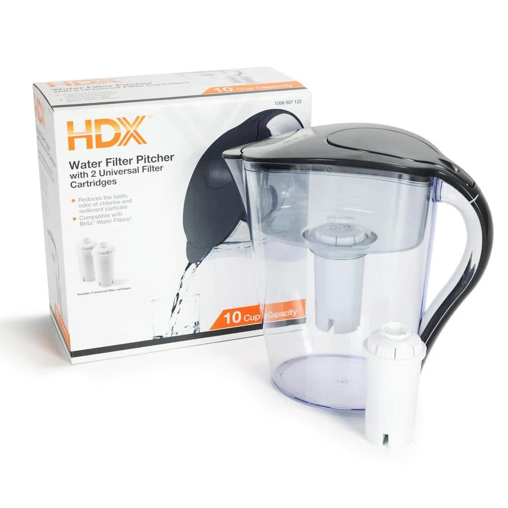 HDX 10-Cup Large Water Filter Pitcher, BPA Free 8 HDX 10-Cup Large Water Filter Pitcher, BPA Free - Image 8