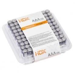HDX AAA Alkaline Battery (100-Pack) -EquipEase Shop hdx aaa batteries 7171 100s 66 1000