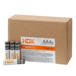 HDX Alkaline AAA Battery (8-Pack) -EquipEase Shop hdx aaa batteries 7171 8s 40 1000