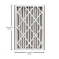 HDX 16 in. x 25 in. x 5 in. Trion AirBear Replacement Pleated Air Filter FPR 9 -EquipEase Shop hdx air filters hdx ab1625 13 3 1f 1000