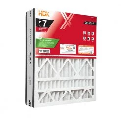 HDX 20 in. x 25 in. x 5 in. Trion AirBear Replacement Pleated Air Filter FPR 7 -EquipEase Shop hdx air filters hdx ab2025 11 3 4f 1000