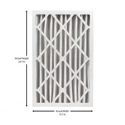 HDX 16 in. x 25 in. x 4 in. Honeywell Replacement Pleated Air Filter FPR 7 -EquipEase Shop hdx air filters hdx hw1625 11 3 1f 1000