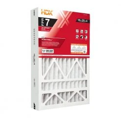 HDX 16 in. x 25 in. x 4 in. Honeywell Replacement Pleated Air Filter FPR 7 -EquipEase Shop hdx air filters hdx hw1625 11 3 4f 1000