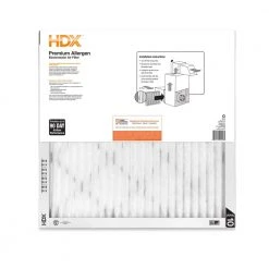 HDX 24 in. x 24 in. x 1 in. Premium Pleated Air Filter FPR 10 -EquipEase Shop hdx air filters hdx1p10 012424 40 1000