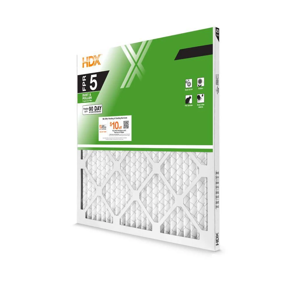 HDX 10 in. x 10 in. x 1 in. Standard Pleated Air Filter FPR 5 6 HDX 10 in. x 10 in. x 1 in. Standard Pleated Air Filter FPR 5 - Image 6