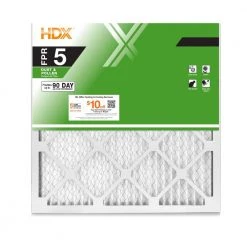 HDX 12 in. x 12 in. x 1 in. Standard Pleated Air Filter FPR 5