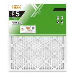 HDX 20 in. x 24 in. x 1 in. Standard Pleated Air Filter FPR 5