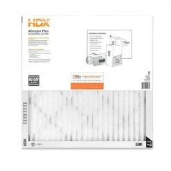 HDX 12 in. x 12 in. x 1 in. Allergen Plus Pleated Air Filter FPR 7 -EquipEase Shop hdx air filters hdx1p7 011212 40 1000