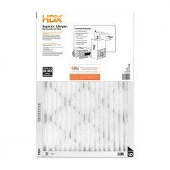 HDX 15 in. x 20 in. x 1 in. Superior Pleated Air Filter FPR 9 10 HDX 15 in. x 20 in. x 1 in. Superior Pleated Air Filter FPR 9 -EquipEase Shop hdx air filters hdx1p9 011520 40 1000