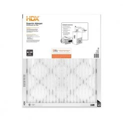 HDX 24 in. x 30 in. x 1 in. Superior Pleated Air Filter FPR 9 -EquipEase Shop hdx air filters hdx1p9 012430 40 1000