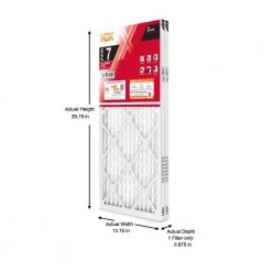 HDX 14 in. x 30 in. x 1 in. Allergen Plus Pleated Air Filter FPR 7 (2-Pack) -EquipEase Shop hdx air filters hdx2p7 011430 e1 1000