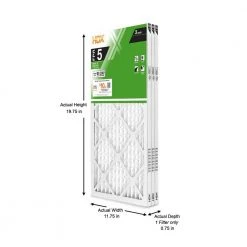 HDX 12 in. x 20 in. x 1 in. Standard Pleated Air Filter FPR 5 (3-Pack) -EquipEase Shop hdx air filters hdx3p5 011220 e1 1000