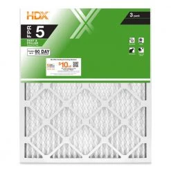 HDX 18 in. x 24 in. x 1 in. Standard Pleated Air Filter FPR 5 (3-Pack)