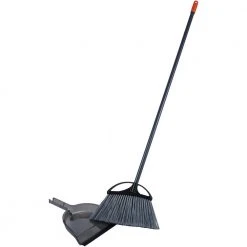 HDX 13 in. Extra-Wide Angle Broom with Dustpan (12-Pack) -EquipEase Shop hdx angle brooms 2154 combo3 4f 1000