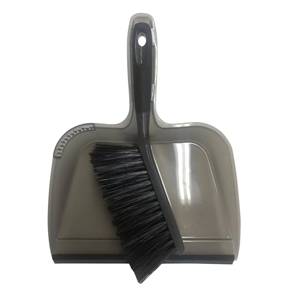 HDX 10 in. Dustpan and Brush Set (3-Pack) 1 HDX 10 in. Dustpan and Brush Set (3-Pack)