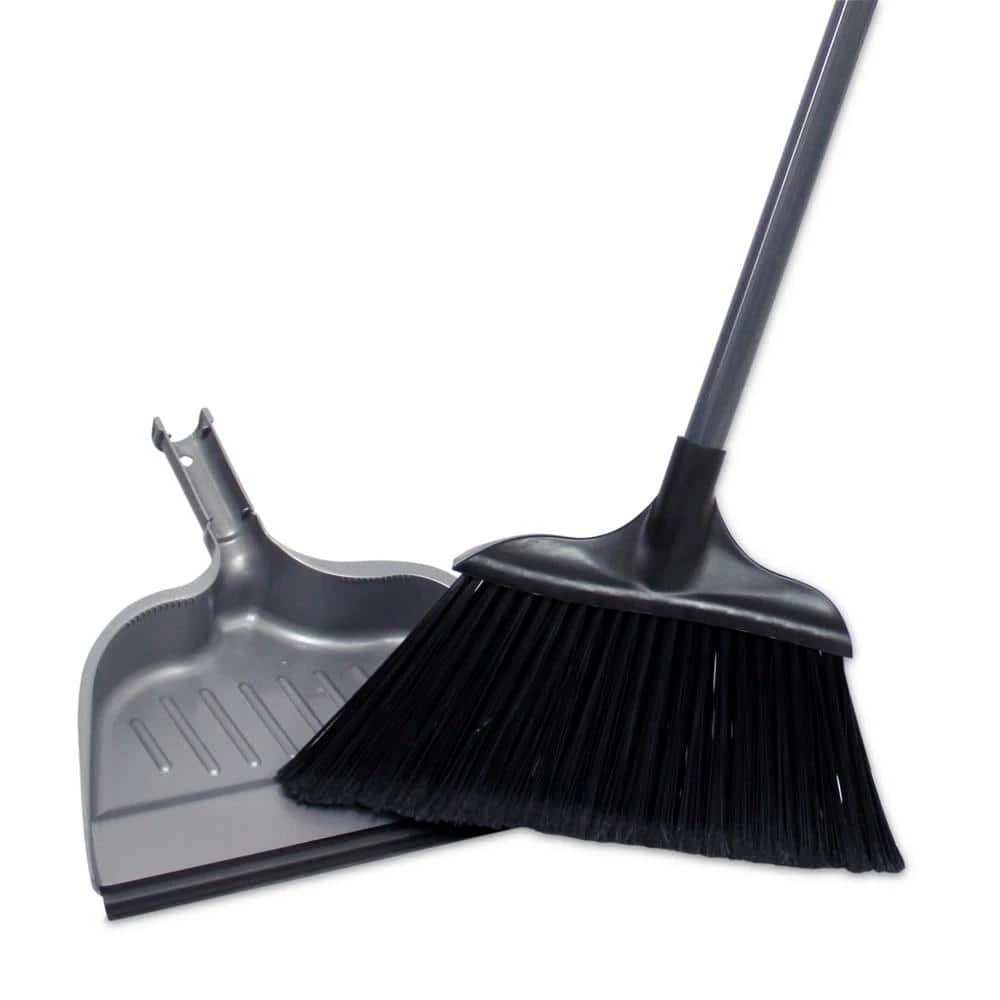 HDX Jumbo 15 in. Angle Broom with Dustpan 3 HDX Jumbo 15 in. Angle Broom with Dustpan - Image 3
