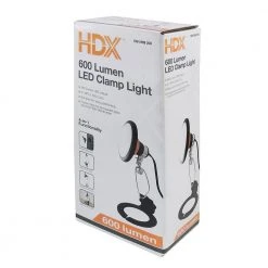 HDX 600 Lumens Integrated LED Clamplight 8 HDX 600 Lumens Integrated LED Clamplight -EquipEase Shop hdx clamp lights da023 s 76 1000