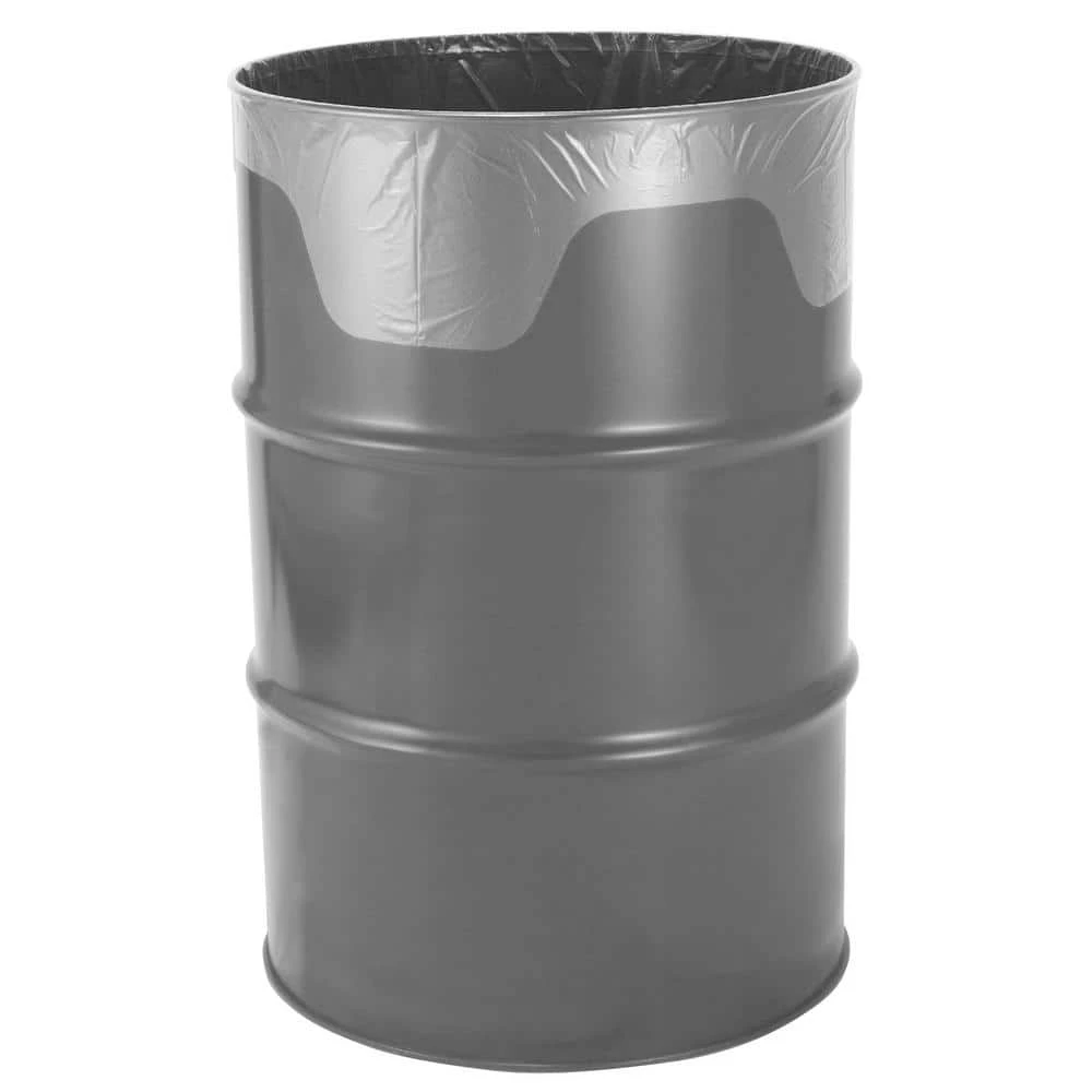 HDX 55 Gal. Clear Heavy-Duty Flap Tie Drum Liner Trash Bags (40-Count) 6 HDX 55 Gal. Clear Heavy-Duty Flap Tie Drum Liner Trash Bags (40-Count) - Image 6