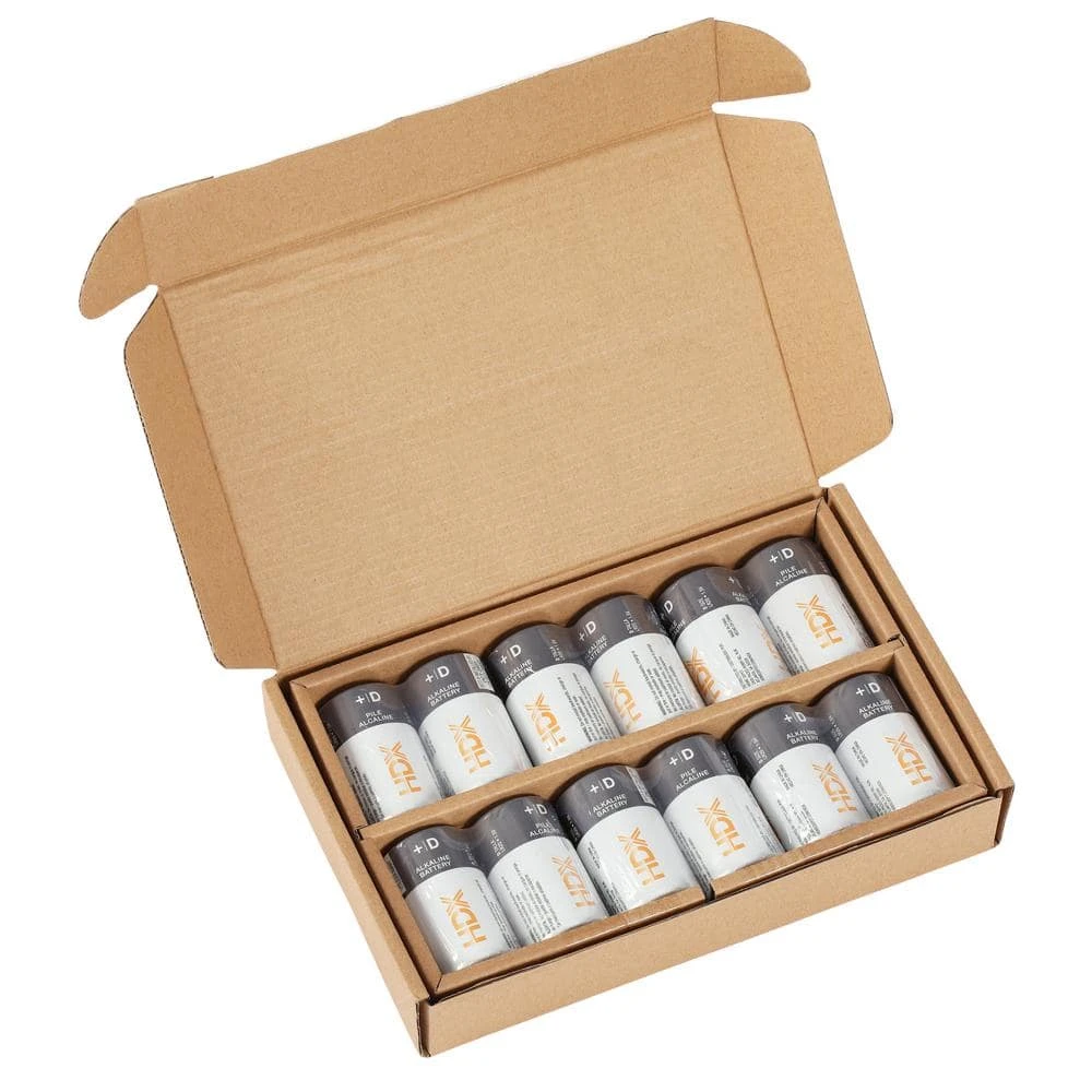 HDX Alkaline D Battery (12-Pack) 3 HDX Alkaline D Battery (12-Pack) - Image 3