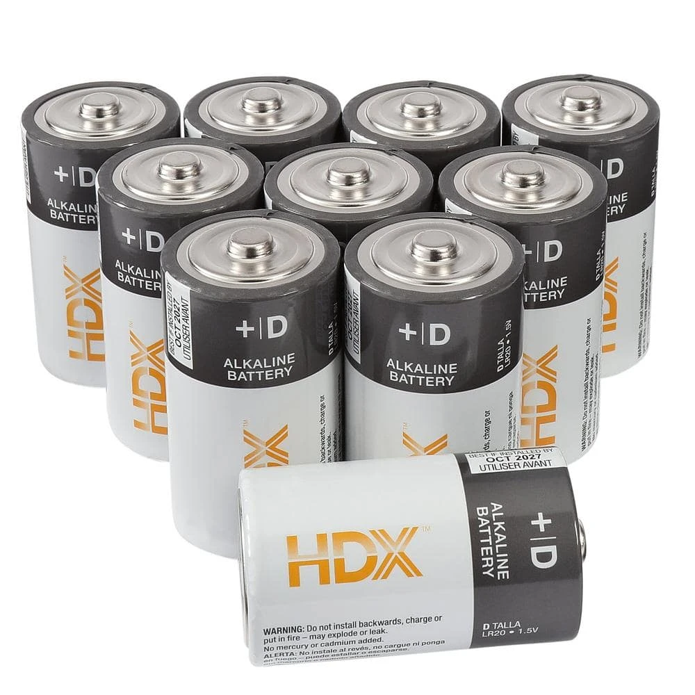 HDX Alkaline D Battery (12-Pack) 4 HDX Alkaline D Battery (12-Pack) - Image 4