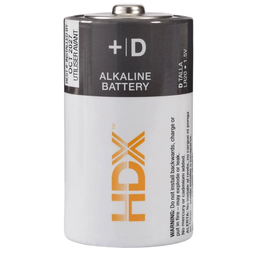 HDX Alkaline D Battery (12-Pack) 2 HDX Alkaline D Battery (12-Pack) - Image 2