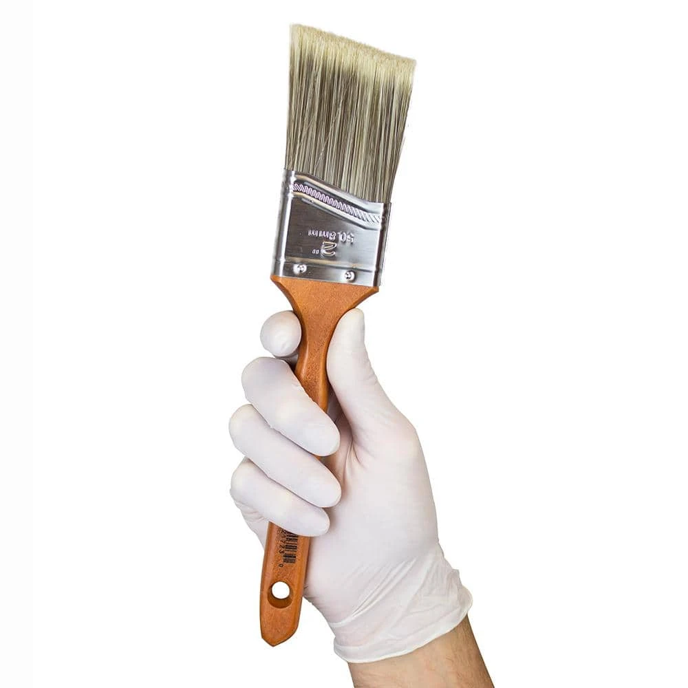 HDX 100-Count Disposable Latex Gloves 2 HDX 100-Count Disposable Latex Gloves - Image 2