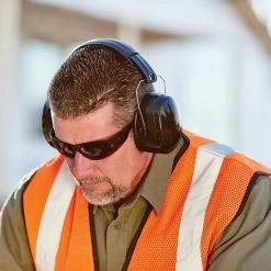 HDX Black Folding Ear Muff NRR 26 9 HDX Black Folding Ear Muff NRR 26 -EquipEase Shop hdx ear muffs hdfem26b vpd4 31 1000