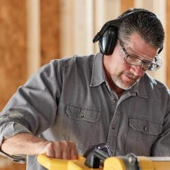 HDX NRR 23 dB Black Ear Muff 12 HDX NRR 23 dB Black Ear Muff -EquipEase Shop hdx ear muffs hdxem23b vpd4 fa 1000