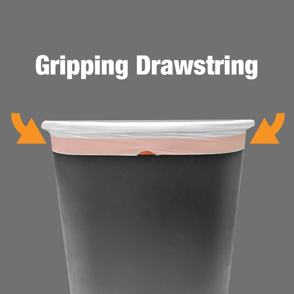 HDX FlexPro 13 Gal. Reinforced Top Drawstring Kitchen Bags (300-Count) 4 HDX FlexPro 13 Gal. Reinforced Top Drawstring Kitchen Bags (300-Count) - Image 4