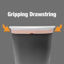 HDX FlexPro 13 Gal. Reinforced Top Fresh Scent Kitchen Trash Bag (560-Count) 14 HDX FlexPro 13 Gal. Reinforced Top Fresh Scent Kitchen Trash Bag (560-Count) -EquipEase Shop hdx garbage bags hd13xhfn140w f 4pk a0 1000