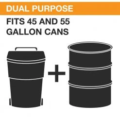 HDX 50 Gal. Wave Cut Extra Large Trash Bags (100-Count) -EquipEase Shop hdx garbage bags hd50wce050b 2pk 40 1000