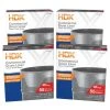 HDX 55 Gal. Clear Heavy-Duty Flap Tie Drum Liner Trash Bags (160-Count, 4-Pack, 40-Count Boxes)