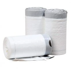 HDX 13 Gal. White Fresh Scent Drawstring Trash Bags (150-Count)