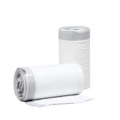 HDX 13 Gal. White Drawstring Kitchen Trash Bags (110-Count)