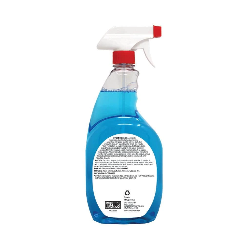HDX 32 oz. Streak Free Glass and Window Cleaner 2 HDX 32 oz. Streak Free Glass and Window Cleaner - Image 2