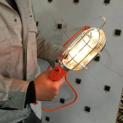 HDX 75-Watt Metal Shield Incandescent Trouble Work Light with 6 ft. Cord -EquipEase Shop hdx handheld work lights hd 408pdq 31 1000