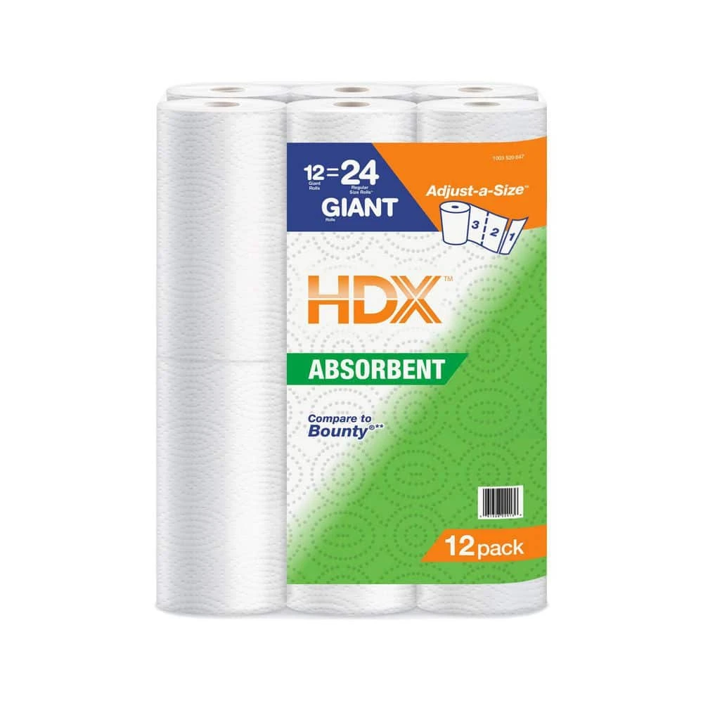 HDX Paper Towels (12-Roll) 4 HDX Paper Towels (12-Roll) - Image 4