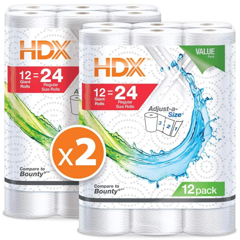 HDX Paper Towels (24-Roll) 1 HDX Paper Towels (24-Roll)