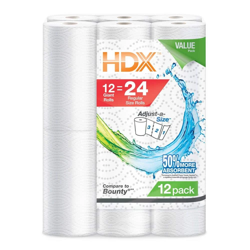 HDX Paper Towels (24-Roll) 2 HDX Paper Towels (24-Roll) - Image 2