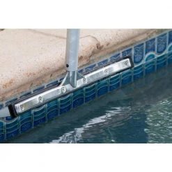 HDX 18 in. Swimming Pool & Spa Brush with Deluxe Nylon Bristles and Aluminum Back -EquipEase Shop hdx pool brushes 60272 4f 1000